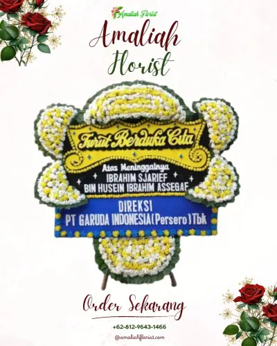Papan Bunga Duka di Sruni