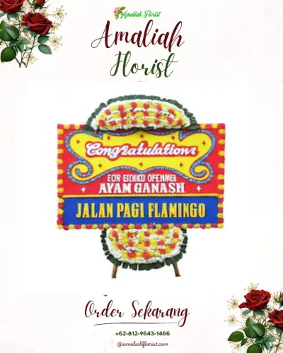 Bunga Papan Congratulation di Sruni